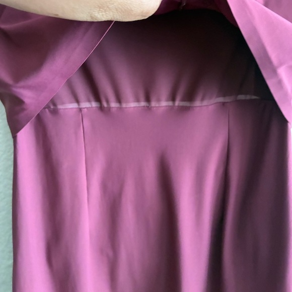 Lululemon Athletica & Go Endeavor Short Sleeve Dress Red Grape 4 - Picture 7 of 12